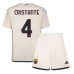 AS Roma Bryan Cristante #4 Babykleding Uitshirt Kinderen 2023-24 Korte Mouwen (+ korte broeken)